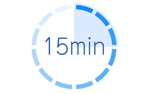 Estimated time required icon vector illustration Illustrazione stock