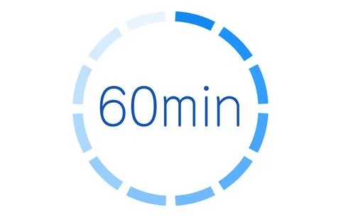 Estimated time required icon vector illustration Illustrazione stock