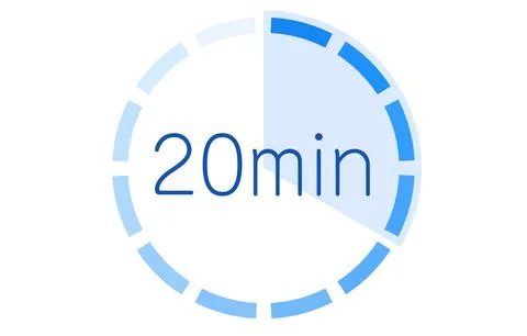 Estimated time required icon vector illustration Stock Illustration
