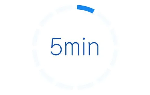 Estimated time required icon vector illustration Illustrazione stock