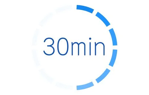Estimated time required icon vector illustration Stock Illustration