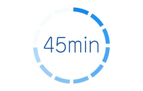 Estimated time required icon vector illustration Stock Illustration