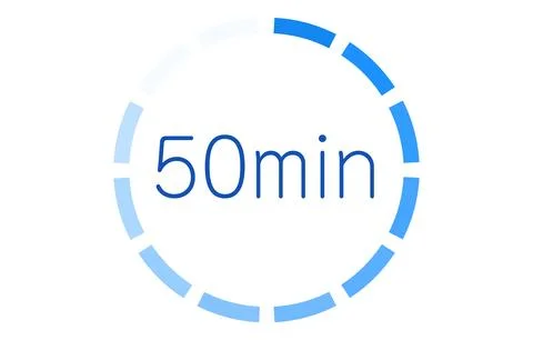 Estimated time required icon vector illustration Illustrazione stock