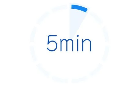 Estimated time required icon vector illustration Stock Illustration