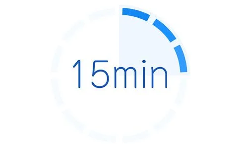 Estimated time required icon vector illustration Stock Illustration