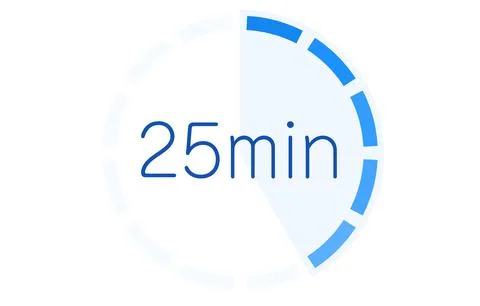 Estimated time required icon vector illustration Illustrazione stock