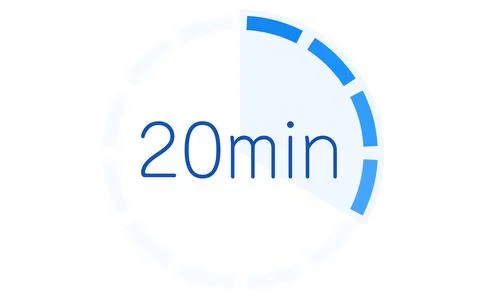 Estimated time required icon vector illustration Stock Illustration