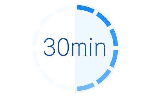 Estimated time required icon vector illustration Illustrazione stock