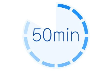 Estimated time required icon vector illustration Stock Illustration