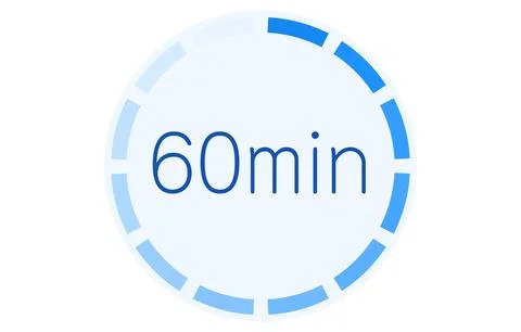 Estimated time required icon vector illustration Illustrazione stock