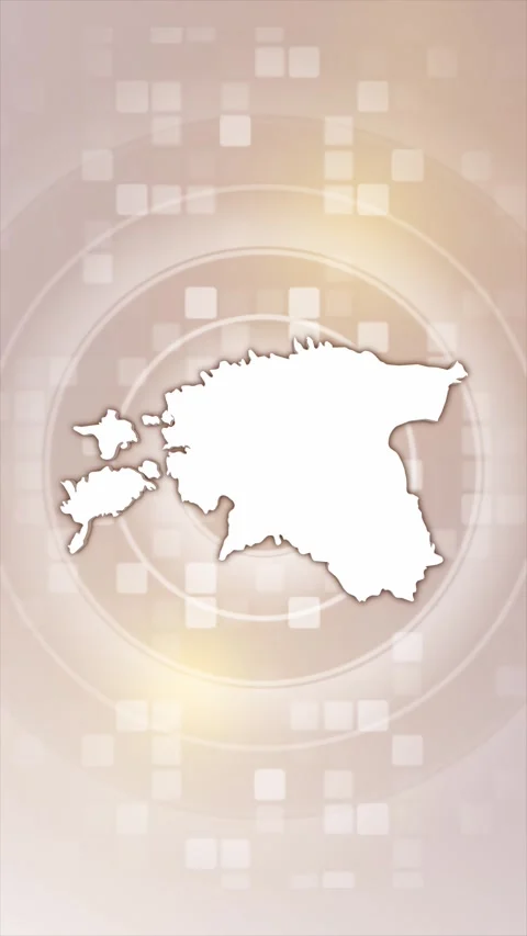 Estonia Animated Map Stock Footage 275899420