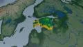 Estonia extruded. Bumps shaded. 4k or 4k+ Resolution