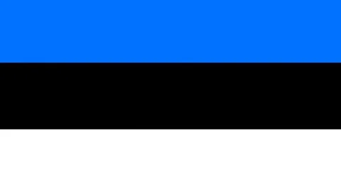 Estonia Flag Colors. 2D Animated transition in horizontally on both sides. Video stock 220114744