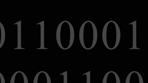 Estonia Flag in Digital Binary Numbers cyber style matrix Video stock 135292666