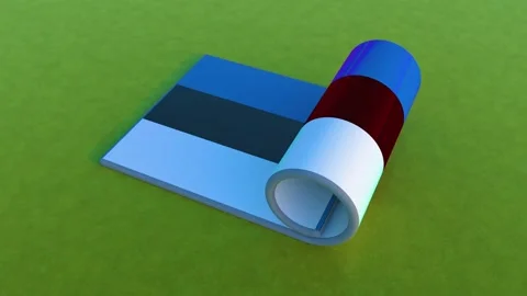 Estonia Flag Video stock 258415494