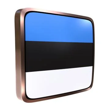 Estonia flag icon Stock Illustration