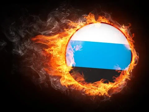 Estonia Flag Stock Illustration