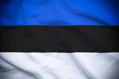 Estonia Flag Stock Illustration