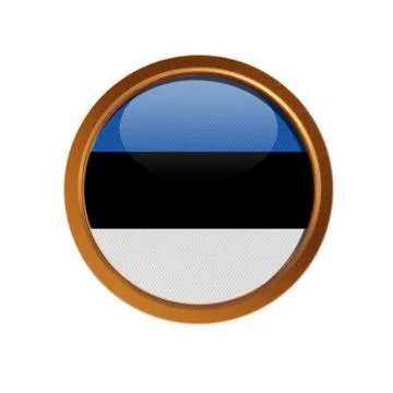 Estonia flag Stock Illustration