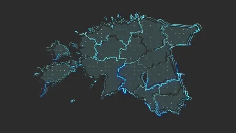 Estonia map Stock-Footage 169452214