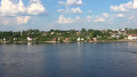 Estonia, Narva river. Stock Footage 112345208