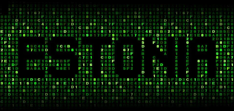 Estonia text on hex code illustration Stock Illustration