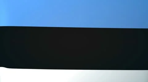 Estonia Waving Flag Stock Footage 10761814