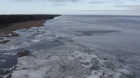  Estonia in winter - drone flight Stock Footage 257919746