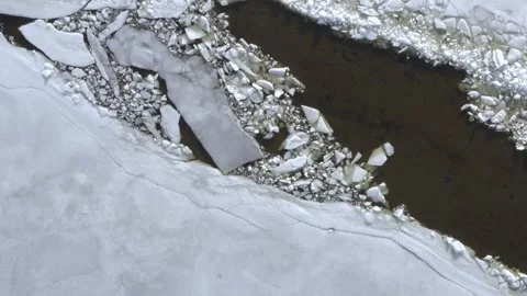  Estonia in winter - drone flight Stock Footage 257920120