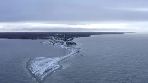  Estonia in winter - drone flight Stock Footage 257920565
