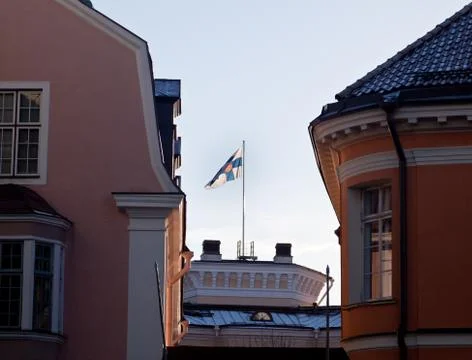 Estonian flag Stock Photos