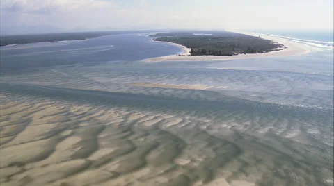 Estuary And Inlet In Parque Do Superagui Stock-Footage 65443315