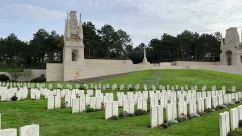 Etaples Commonwealth War Graves Cemetery France Stock Footage 221198342