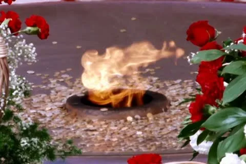 Eternal fire Stock Footage 10682077