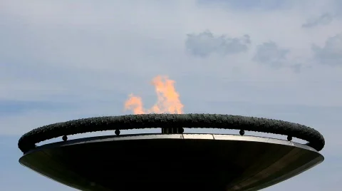 The Eternal Flame Stock Footage 714668