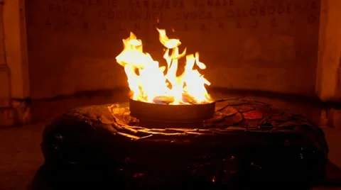 Eternal flame Stock Footage 27617913