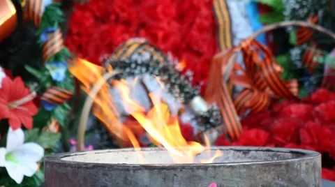 Eternal flame Stock Footage 50687684