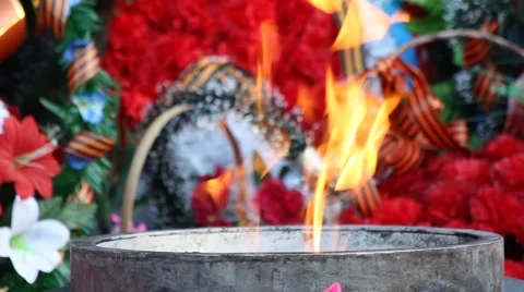 Eternal flame Stock Footage 51359784