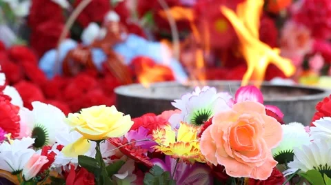 Eternal flame Video stock 51359884