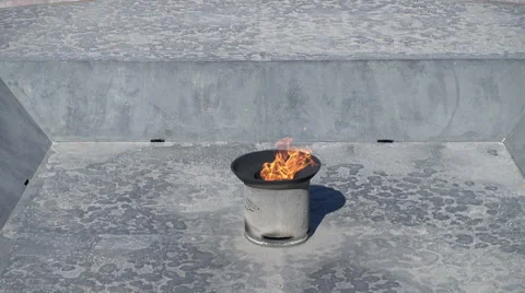 Eternal flame Stock Footage 68314332