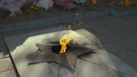Eternal flame Stock Footage 131210546