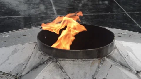 Eternal flame Stock Footage 132216124