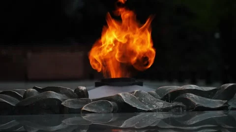 Eternal flame. Stock Footage 307585200