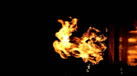 Eternal flame mirroring Stock Footage 22217386