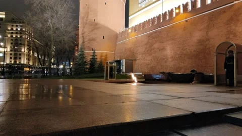 Eternal Flame. Moscow Stockbeeldmateriaal 165907456