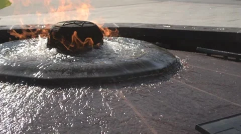 Eternal Flame in Ottawa Stock Footage 47175646