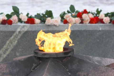 Eternal flame Stock Photos
