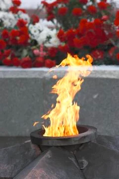 Eternal flame Stock Photos
