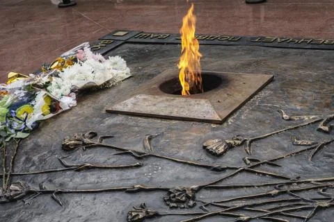 Eternal flame 스톡 사진