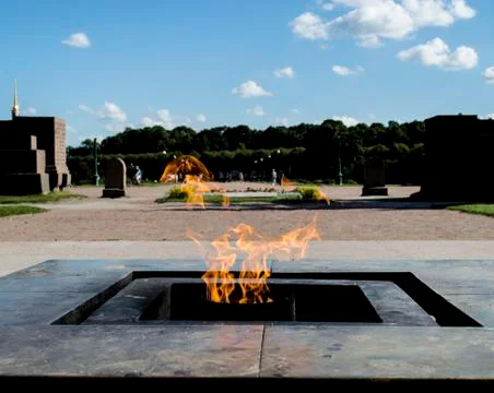 Eternal flame Foto stock